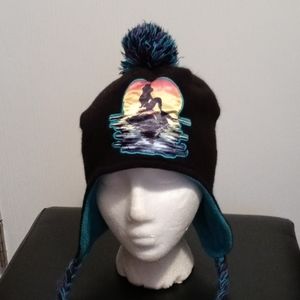 Little mermaid pullover girls cap